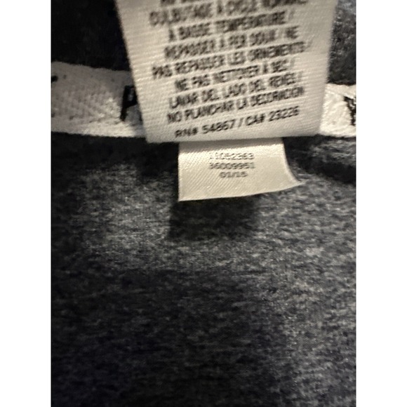 Victoria's Secret Ultimate Womens Medium Gray 1/4 Zip Sweatshirt Back Zip Pocket - Picture 5 of 16